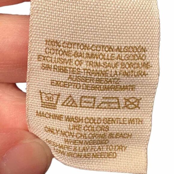 Free People Chambray Button Down Shirt with Crochet Back Panel - Picture 7 of 10